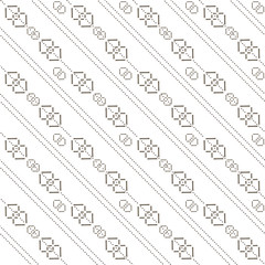 Obraz premium light monochrome diagonal seamless pattern