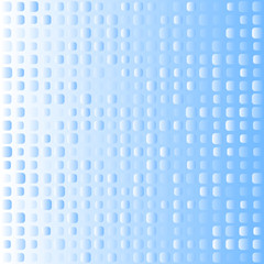 Abstract image with figures on a blue background.