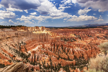 Amphitheater Hoodoos Sunset Inspiration Point Bryce Canyon Natio