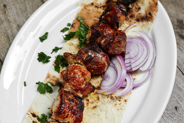 Grilled pork