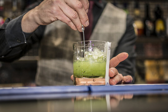 Making cocktails