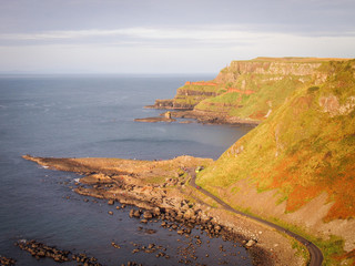 Fototapeta na wymiar Antrim Coastal Cliffs