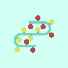 new year garlands Vector illustration christmas light garlands