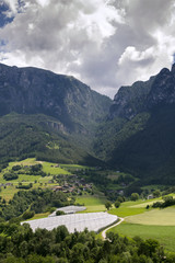 Fototapeta na wymiar View of Sciliar (South Tyrol, Bolzano)