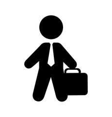 businessman silhouette isolated icon vector illustration design