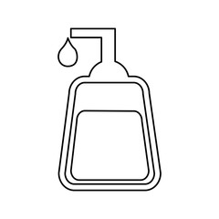 soap bottle spa icon vector illustration design