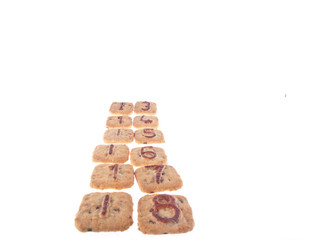 number cookies 13, 14, 15, 16, 17, 18, 