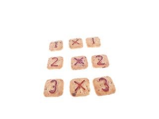 number cookies 1 x 1 multiplication