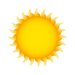 summer sun isolated icon vector illustration design