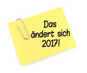 Das ändert sich 2017 