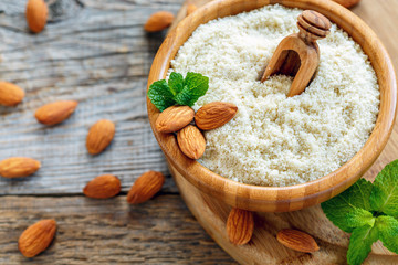 Scoop into a bowl with almond flour.