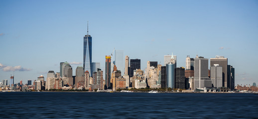 skyscrapers of the Manhattan skyline