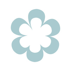 Fototapeta premium cute flower isolated icon vector illustration design