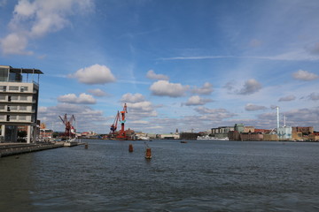 Harbor area in Gothenburg, Sweden Scandinavia