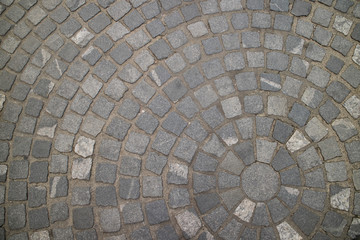Paving Stones in the Ppattern of the Circle