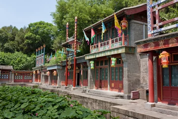 Foto op Canvas Shops on the Canal, Summer Palace, Beijing © kcullen
