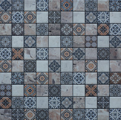 abstract mosaic tiles Portuguese