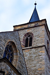 The old Gothic stone Cathedral.