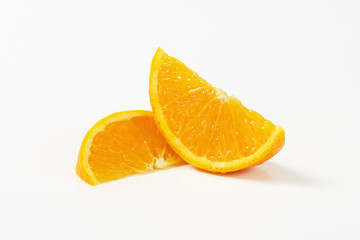 Fresh orange slices