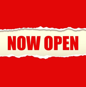 Now open