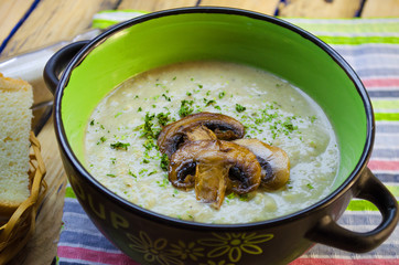 Mushroom cream soup