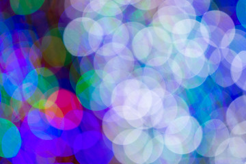 Colorful beautiful blurred bokeh background 