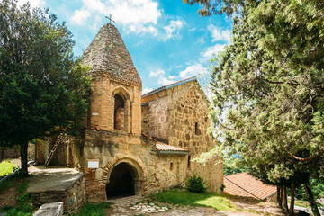 Fototapeta na wymiar Mtskheta Georgia. Church Of St. John The Baptist, Earliest Stone