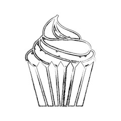 delicious sweet cake icon vector illustration design