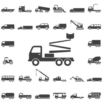 truck crane icon