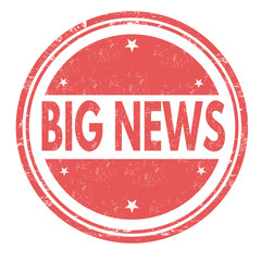 Big news sign or stamp