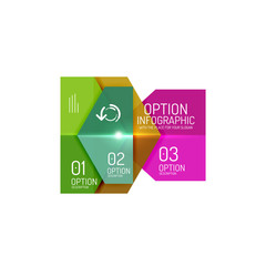 Vector infographic diagram templates