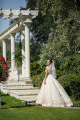 Obraz premium Beautiful arabian bride at wedding day