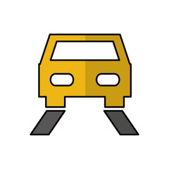 car auto vehicle isolated icon vector illustration design