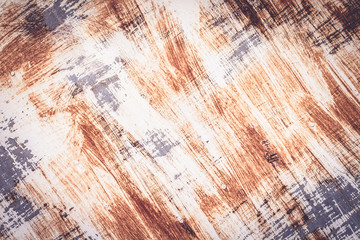 Naklejka premium A background of peeling paint and rusty old metal