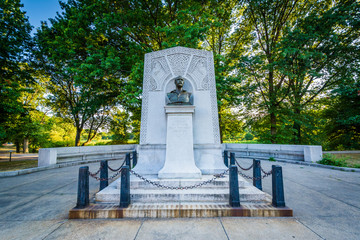 John Boyle O'Reilly Memorial, at Back Bay Fens, in Boston, Massa