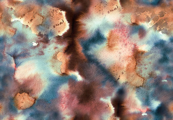 Color ink seamless background