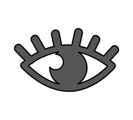 Obraz premium eye symbol isolated icon vector illustration design