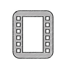 Obraz premium tape photographic roll isolated icon vector illustration design