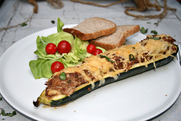 organisch, lifestyle, zucchini, überbacken, shabby, chic, urban, style,