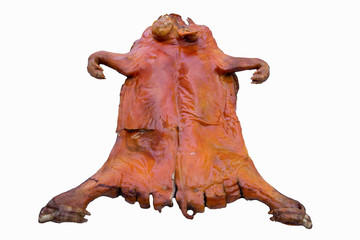 Fototapeta na wymiar barbecued suckling pig
