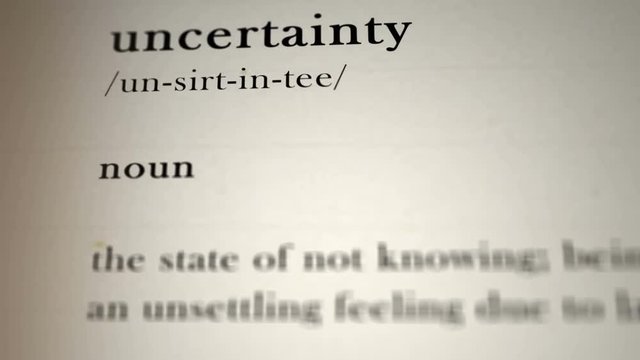 Uncertainty Definition