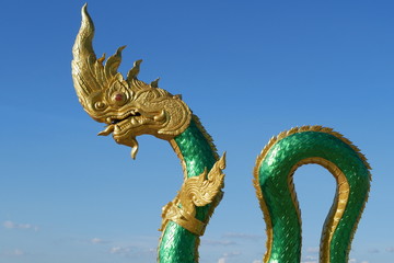 Fototapeta premium Green naga