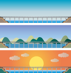 Water  Bridge with Nature  Landscape