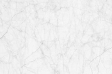 Fototapeta na wymiar White marble patterned texture background for design.