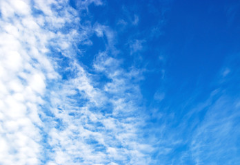 blue sky with clouds