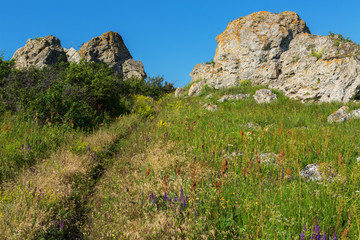 Fototapeta na wymiar Karalar regional landscape park in Crimea.