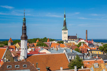 Aerial View of Tallinn