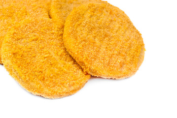 fish burgers isolated on white