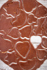 Dough for Christmas gingerbread or cookies