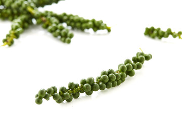 green peppercorns